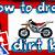 how to draw a dirt bike