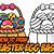 how to draw a easter basket step by step