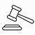 how to draw a gavel