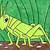 how to draw a grasshopper for kids