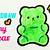 how to draw a gummy bear easy