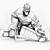 how to draw a hockey goalie