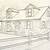 how to draw a house with pencil