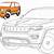 how to draw a jeep grand cherokee