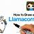 how to draw a llamacorn