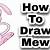 how to draw a mew