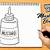 how to draw a mustard bottle