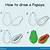 how to draw a papaya step by step