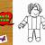 how to draw a roblox character step by step