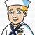 how to draw a sailor man