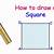 how to draw a set square