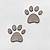 how to draw a simple dog paw print