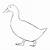 how to draw a simple duck