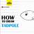 how to draw a tadpole