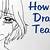 how to draw a tear