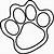 how to draw a tiger paw