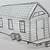 how to draw a tiny house