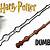how to draw a wand harry potter