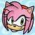 how to draw amy rose easy