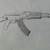 how to draw an ak 47 on paper