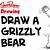 how to draw an angry bear