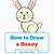 how to draw an easy bunny step by step