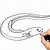how to draw an eel step by step