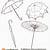 how to draw an open umbrella