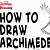 how to draw archimedes