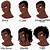 how to draw black hair male