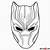 how to draw black panther mask