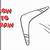 how to draw boomerang logo