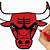 how to draw bulls logo step by step