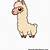 how to draw cartoon llama
