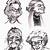 how to draw cartoon old lady
