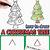 how to draw christmas tree easy step by step