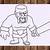 how to draw clash of clans characters easy