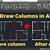 how to draw columns in autocad