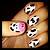 how to draw cow print on nails