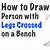 how to draw criss crossed legs