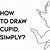 how to draw cupid easy step by step