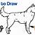 how to draw dog fur step by step