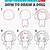 how to draw doll step by step