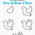 how to draw doves