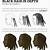 how to draw dreads in a bun