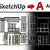 how to draw elevations in sketchup