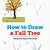 how to draw fall pictures step by step