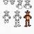 how to draw five nights at freddy's step by step