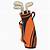 how to draw golf bag