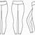 how to draw leggings step by step